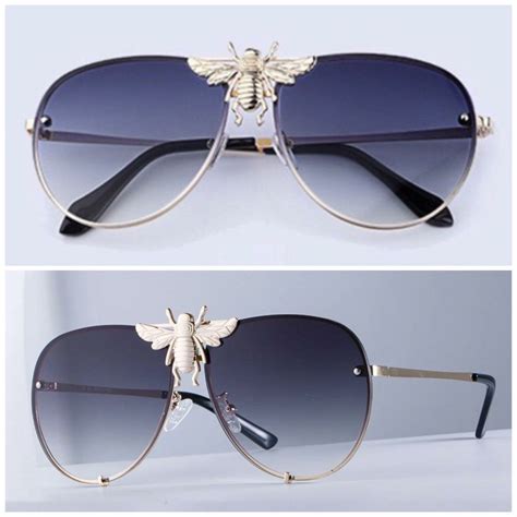 gucci bee glasses|Gucci bumblebee glasses.